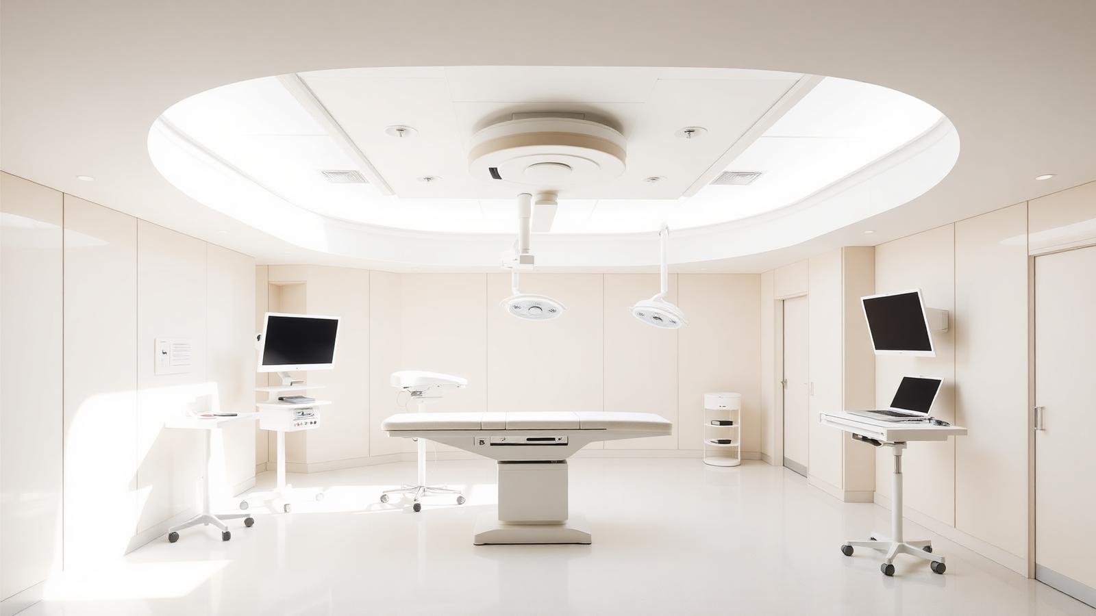 Moderne, helle Klinik-Umgebung